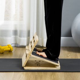 Foot Pedal Exerciser Mini Rehabilitation Bike w/ Adjustable Speed (Option: Natural Wood-515x440x70 mm)