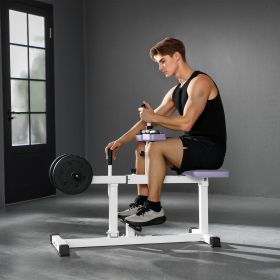 Adjustable Seated Calf Raise Exercise Strength Training Gym Equipment (Option: Purple-1090x480x150 mm)