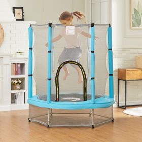 Trampoline for Kids (Option: Light Blue-770x330x220 mm)