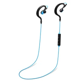 Wireless Headsets V4.1 Sport In-Ear Stereo Headphones Sweat-proof Neckband Earbuds (Option: Blue)